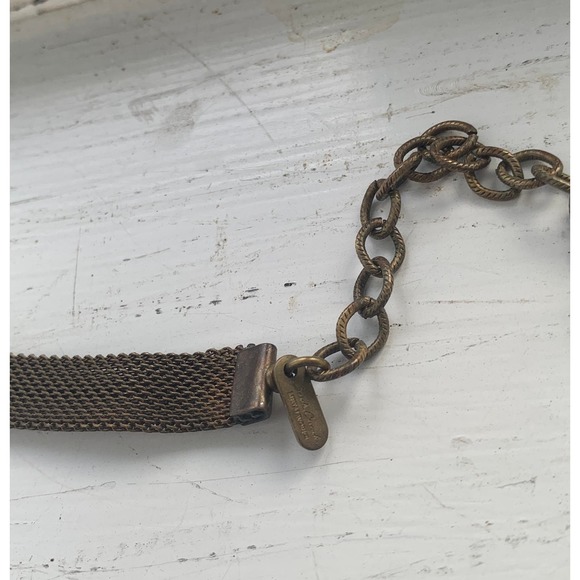 Sarah Cavender Mesh Metalworks Flower Necklace - Picture 2 of 10